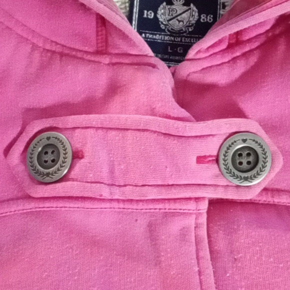 VINTAGE VICTORIA SECRET PINK WOMENS SIZE LARGE COAT EUC - Picture 6 of 11